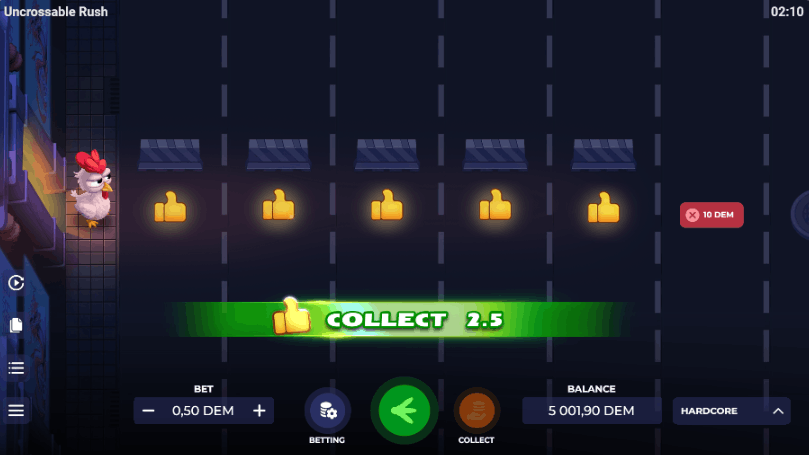 Uncrossable Rush – Avaliação Jogador de Cripto